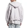 Sweats à capuche zippés dans le dos, coupe classique « Dirty White baby-pink » 803264TSVP12420