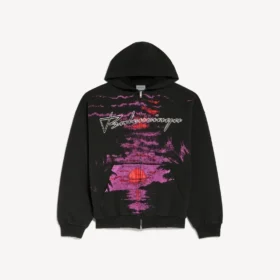 Sweats à capuche zippés « Dream » pour femme, noir