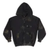 Sweats à capuche zippés Gaffer, coupe ajustée « Noir Blanc Rouge » 720424-TNVK5-1089