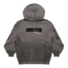 Sweats à capuche zippés Gaffer Heavy Washed, coupe ajustée « Gris » 720424TNVK51227