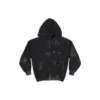 Sweats à capuche zippés Gaffer Heavy Washed, coupe ajustée « Gris » 720424TNVK51227