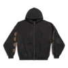 Sweats à capuche zippés Heavy Metal Oversized « Black Faded » 744444TOVD91055