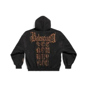 Sweats à capuche zippés Heavy Metal Oversized « Black Faded » 744444TOVD91055 Sweats à capuche zippés Heavy Metal Oversized « Black Faded » 744444TOVD91055