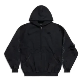 Sweats à capuche zippés oversize Paris Moon « Noir » 744444TOVE51055 Sweats à capuche zippés oversize Paris Moon « Noir » 744444TOVE51055