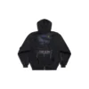 Sweats à capuche zippés oversize Paris Moon « Noir » 744444TOVE51055