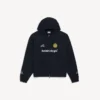 Sweats à capuche zippés oversize pour homme, noir Sweats à capuche zippés oversize pour homme, noir