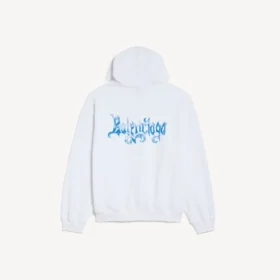 Sweats à capuche zippés pour femme, motif esquissé, blanc