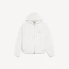 Sweats à capuche zippés pour homme, couleur blanche Sweats à capuche zippés pour homme, couleur blanche