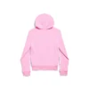 Sweats à capuche zippés sans logo, coupe ajustée « Rose clair et blanc » 788243TQVK55708