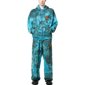 Sweats à capuche zippés Skater, coupe moyenne « Blue Sky » 744457TOVA84900
