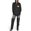 Sweats à capuche zippés Sticky Note, coupe moyenne « Black Faded » 744457TOVD31055