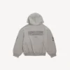 Sweats à capuche zippés WFP pour homme, coupe régulière, gris Balenciaga