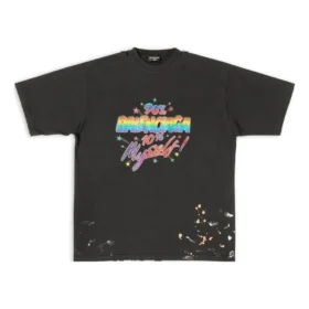 T-shirt 90/10 coupe large « Black » 641675TMVH31055