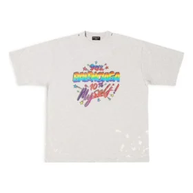 T-shirt 90/10 coupe large « Gris clair » 641675TMVH32569