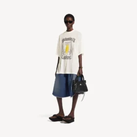 T-shirt ajusté « Salon de Couture » pour femme, couleur crème T-shirt ajusté « Salon de Couture » pour femme, couleur crème