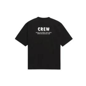 T-shirt ample à manches courtes avec impression sur le devant, noir 620941TIV741070 T-shirt ample à manches courtes avec impression sur le devant, noir 620941TIV741070