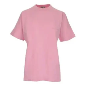 T-shirt ample à manches courtes avec logo alphabétique « Pink » 612965TIVG55700