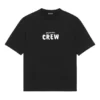 T-shirt ample à manches courtes pour homme Balenciaga, motif alphabétique, noir 612966TIV241070