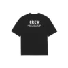 T-shirt ample à manches courtes pour homme Balenciaga, motif alphabétique, noir 612966TIV241070
