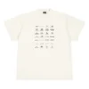 T-shirt Archives Logos Oversized « Blanc » 712398TNVQ79784