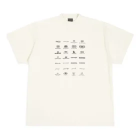 T-shirt Archives Logos Oversized « Blanc » 712398TNVQ79784 T-shirt Archives Logos Oversized « Blanc » 712398TNVQ79784
