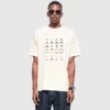 T-shirt Archives Logos Oversized « Blanc » 712398TNVQ79784