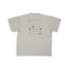 T-shirt Archives Logos Oversized « Gris clair » 712398TNVQ71342