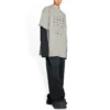 T-shirt Archives Logos Oversized « Gris clair » 712398TNVQ71342