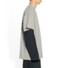 T-shirt Archives Logos Oversized « Gris clair » 712398TNVQ71342