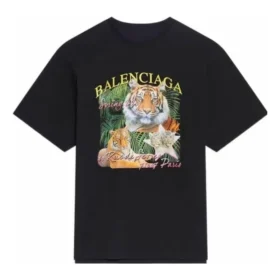 T-shirt avec logo « Année du Tigre » « Noir » 681314TLVH21000