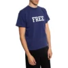 T-shirt avec logo gratuit « Navy » 612965TKVD33967