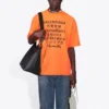 T-shirt avec logo Languages « Orange Noir » 641614TJVI37513