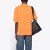 T-shirt avec logo Languages « Orange Noir » 641614TJVI37513