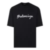 T-shirt avec logo script « Black White » 612966TMVB41070