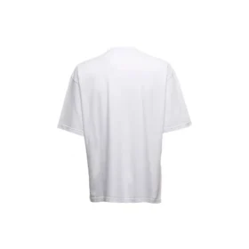 T-shirt avec logo script « Blanc/Noir » 612966TMVB49040