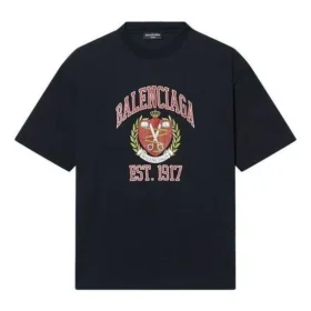 T-shirt avec logo Varsity, coupe moyenne « Noir » 612966TLV891076