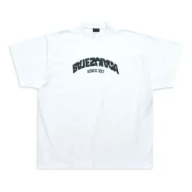 T-shirt Back Flip Oversized « Blanc Noir » 739028TPVF99040
