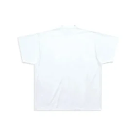 T-shirt Back Flip Oversized « Blanc Noir » 739028TPVF99040