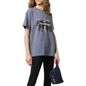 T-shirt Balenciaga authentique « Grey » 620969TIV471404 T-shirt Balenciaga authentique « Grey » 620969TIV471404