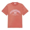T-shirt Balenciaga coupe moyenne « Pink » 612966TLVJ16441