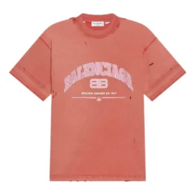 T-shirt Balenciaga coupe moyenne « Pink » 612966TLVJ16441 T-shirt Balenciaga coupe moyenne « Pink » 612966TLVJ16441