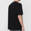 T-shirt Balenciaga Paris Love pour homme, coupe standard, imprimé, manches courtes, noir 594579TGV431000