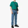 T-shirt Balenciaga Paris Love Regular pour homme, imprimé, manches courtes, vert 594579TGV433640