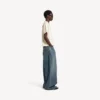 T-shirt Balenciaga pour femme, coupe moyenne, avec motif « Balenciaga Back » en crème