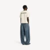 T-shirt Balenciaga pour femme, coupe moyenne, avec motif « Balenciaga Back » en crème