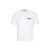 T-shirt Balenciaga pour homme à col rond et manches courtes, blanc 612966TIVD19000