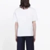 T-shirt Balenciaga pour homme à col rond et manches courtes, imprimé « BB Paris », version rétro, blanc 594579TGV609000