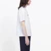 T-shirt Balenciaga pour homme à col rond et manches courtes, imprimé « BB Paris », version rétro, blanc 594579TGV609000