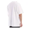 T-shirt Balenciaga pour homme à col rond, imprimé alphabétique, manches courtes, blanc 620969TIV509040