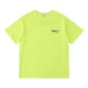 T-shirt Balenciaga pour homme à petit logo, col rond et manches courtes, jaune 620967TJVF77110